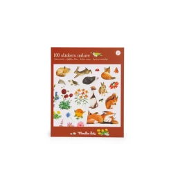 Moulin Roty Pochette stickers Le jardinier Le Jardin du Moulin Multicolore