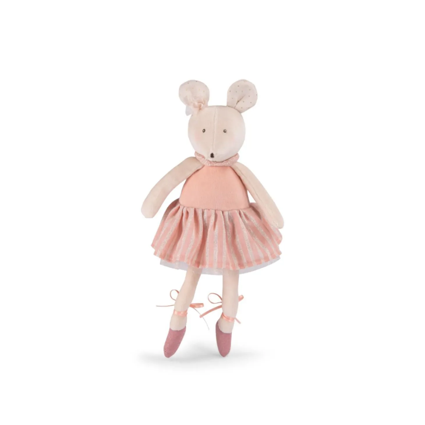 Moulin Roty Poupée souris La petite école de danse Rose/Crème