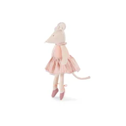 Moulin Roty Poupée souris La petite école de danse Rose/Crème