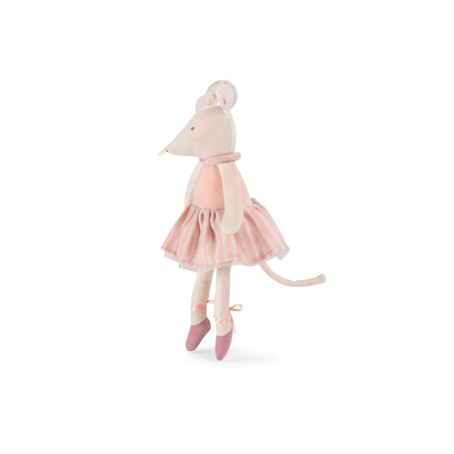 Moulin Roty Poupée souris La petite école de danse Rose/Crème