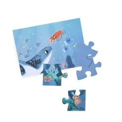 Moulin Roty                    Puzzle phosphorescent Sous la mer    24 pièces