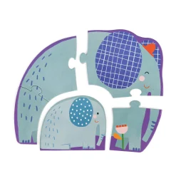 Moulin Roty Puzzles évolutifs animaux (20 pièces) Les Toupitis Multicolore