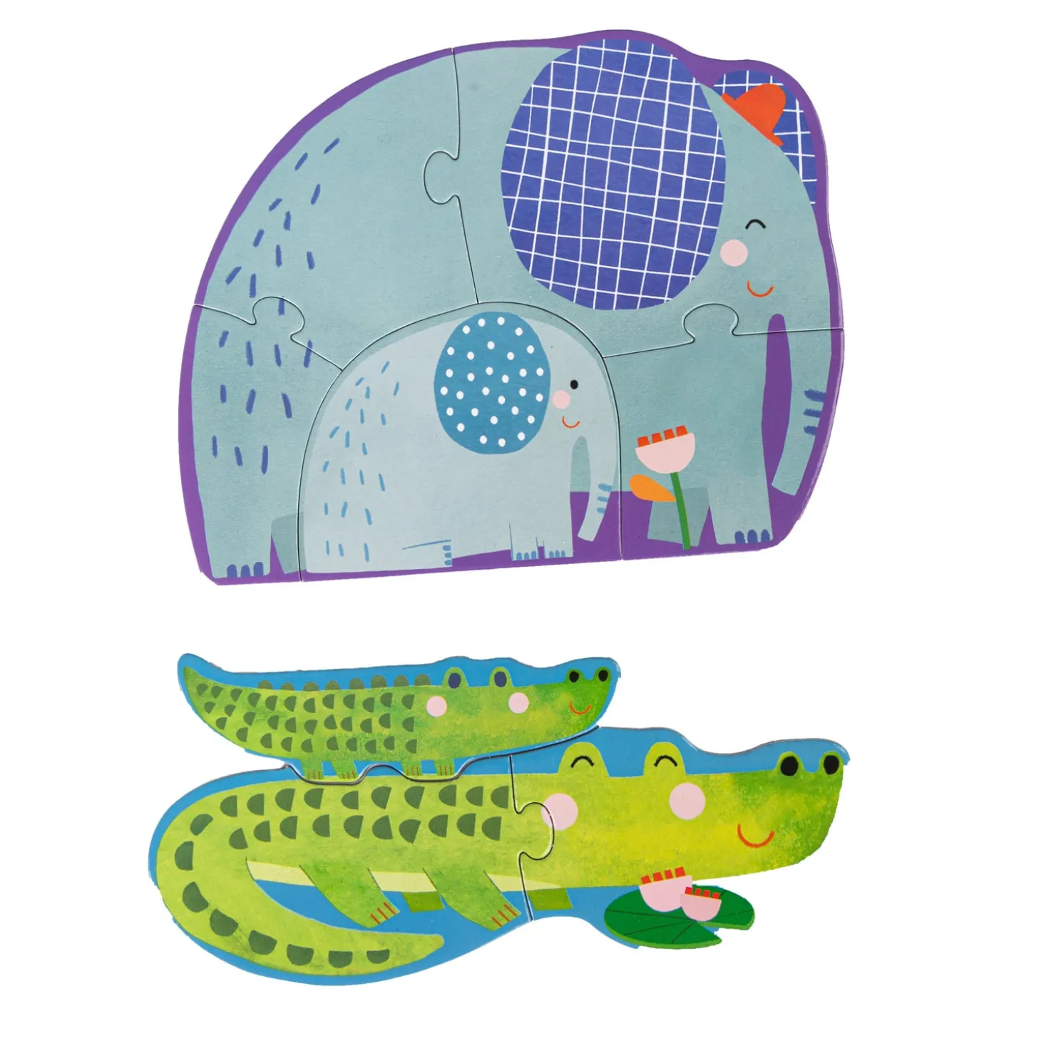Moulin Roty Puzzles évolutifs animaux (20 pièces) Les Toupitis Multicolore