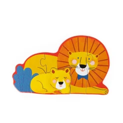Moulin Roty Puzzles évolutifs animaux (20 pièces) Les Toupitis Multicolore