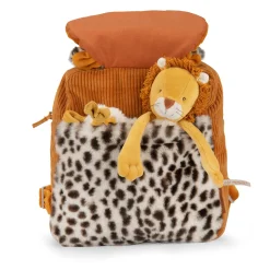 Moulin Roty Sac à dos léopard Taïgo La forêt Mawa Caramel