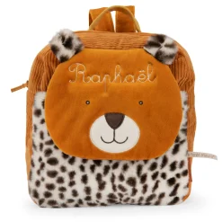 Moulin Roty Sac à dos léopard Taïgo La forêt Mawa Caramel