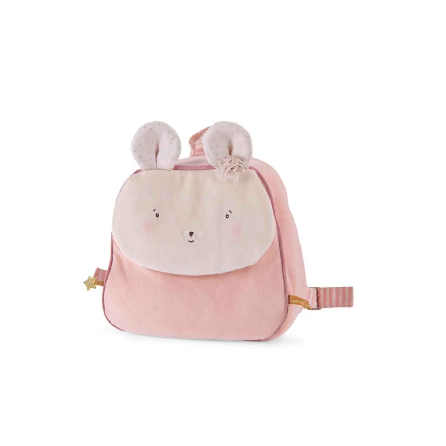 Moulin Roty Sac à dos souris la petite école de danse Rose/Crème