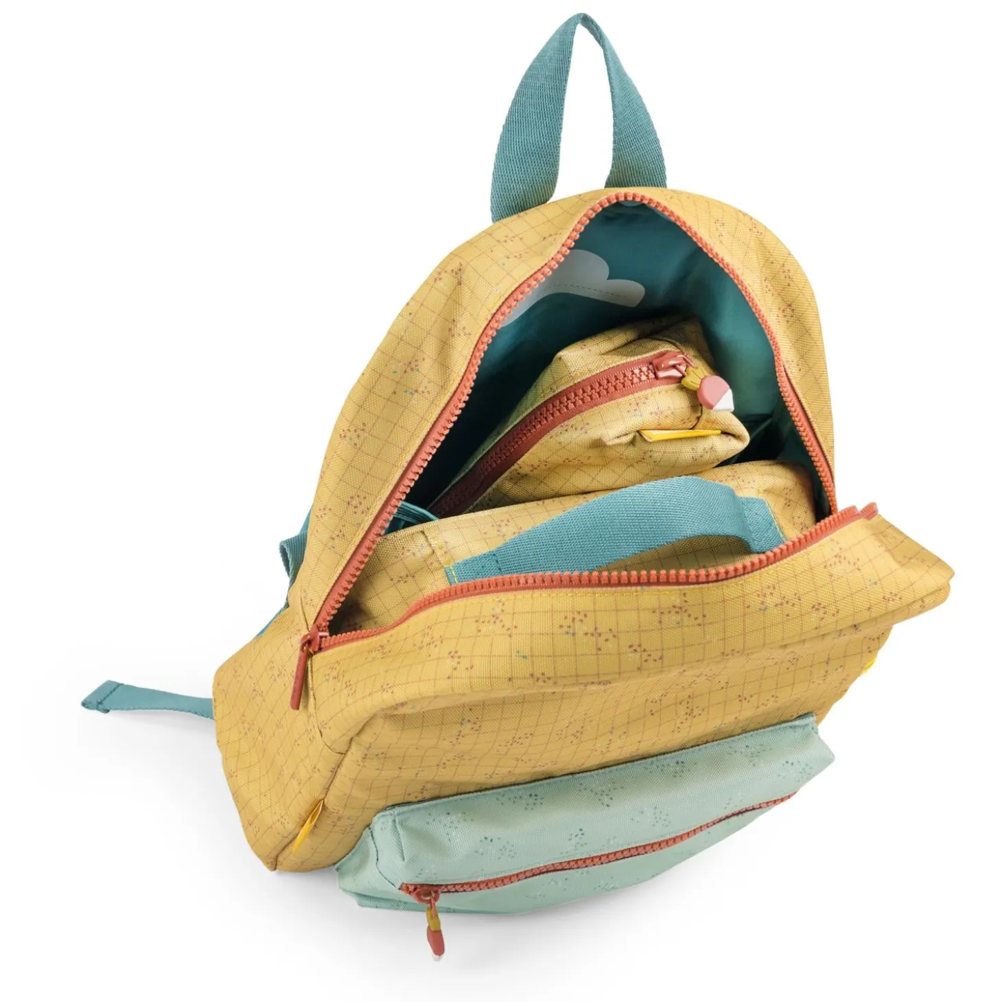 Moulin Roty Sac à dos Trois petits lapins Multicolore