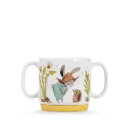 Moulin Roty                    Set vaisselle porcelaine    Blanc/Ocre