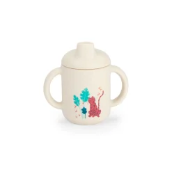 Moulin Roty Set vaisselle silicone La forêt Mawa Marron/ ocre/ beige
