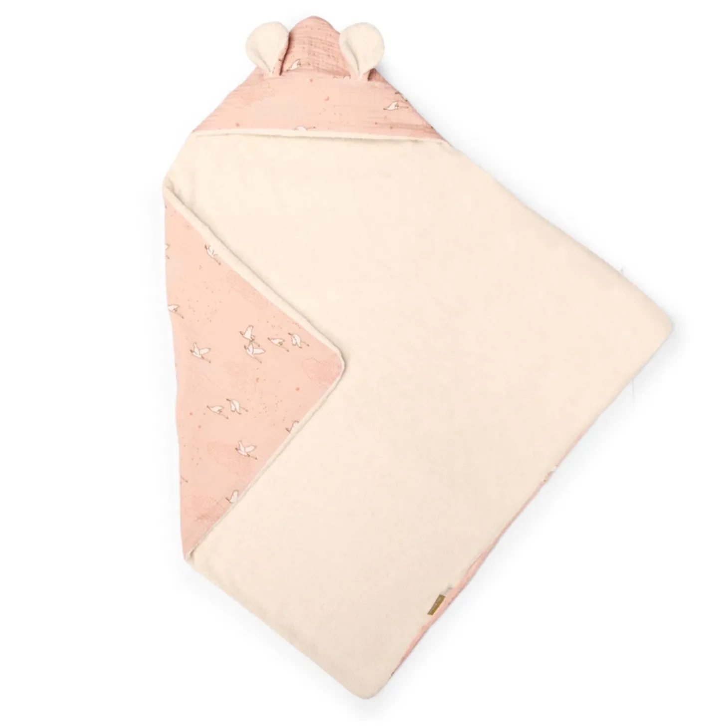 Moulin Roty Sortie de bain La petite école de danse Rose/crème