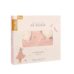 Moulin Roty Sortie de bain La petite école de danse Rose/crème