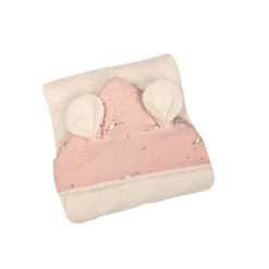 Moulin Roty Sortie de bain La petite école de danse Rose/crème