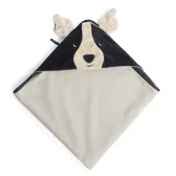 Moulin Roty Sortie de bain Puce & Pilou Gris/Crème