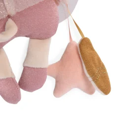Moulin Roty Souris d'activités à suspendre La petite école de danse Rose/Crème