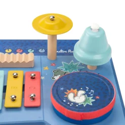 Moulin Roty                    Table multi-activités musicale Puce & Pilou    Multicolore