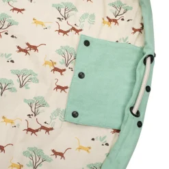 Moulin Roty                    Tapis de jeu / sac de rangement La forêt Mawa    Mutlicolore