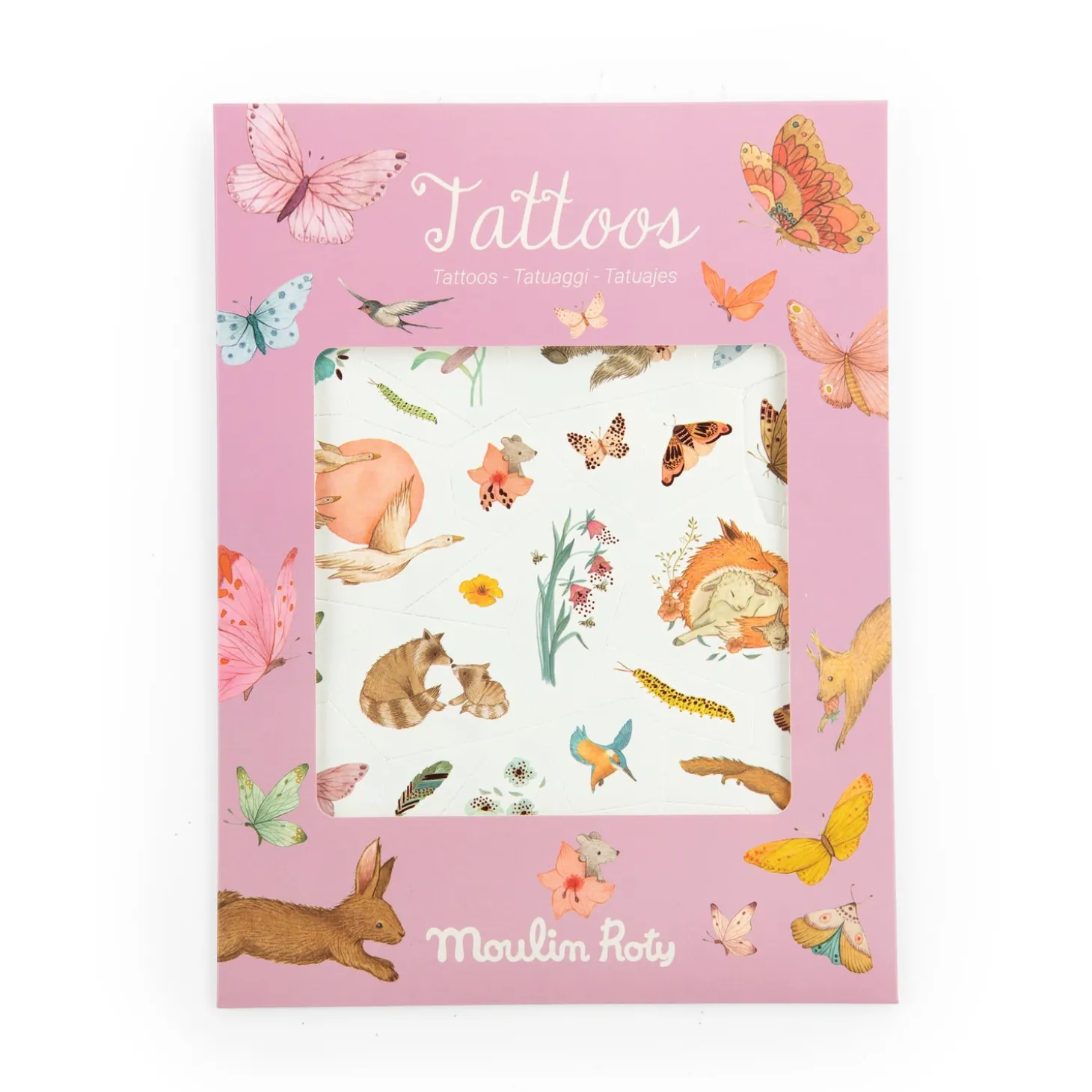 Moulin Roty Tatouages Les Rosalies Multicolore