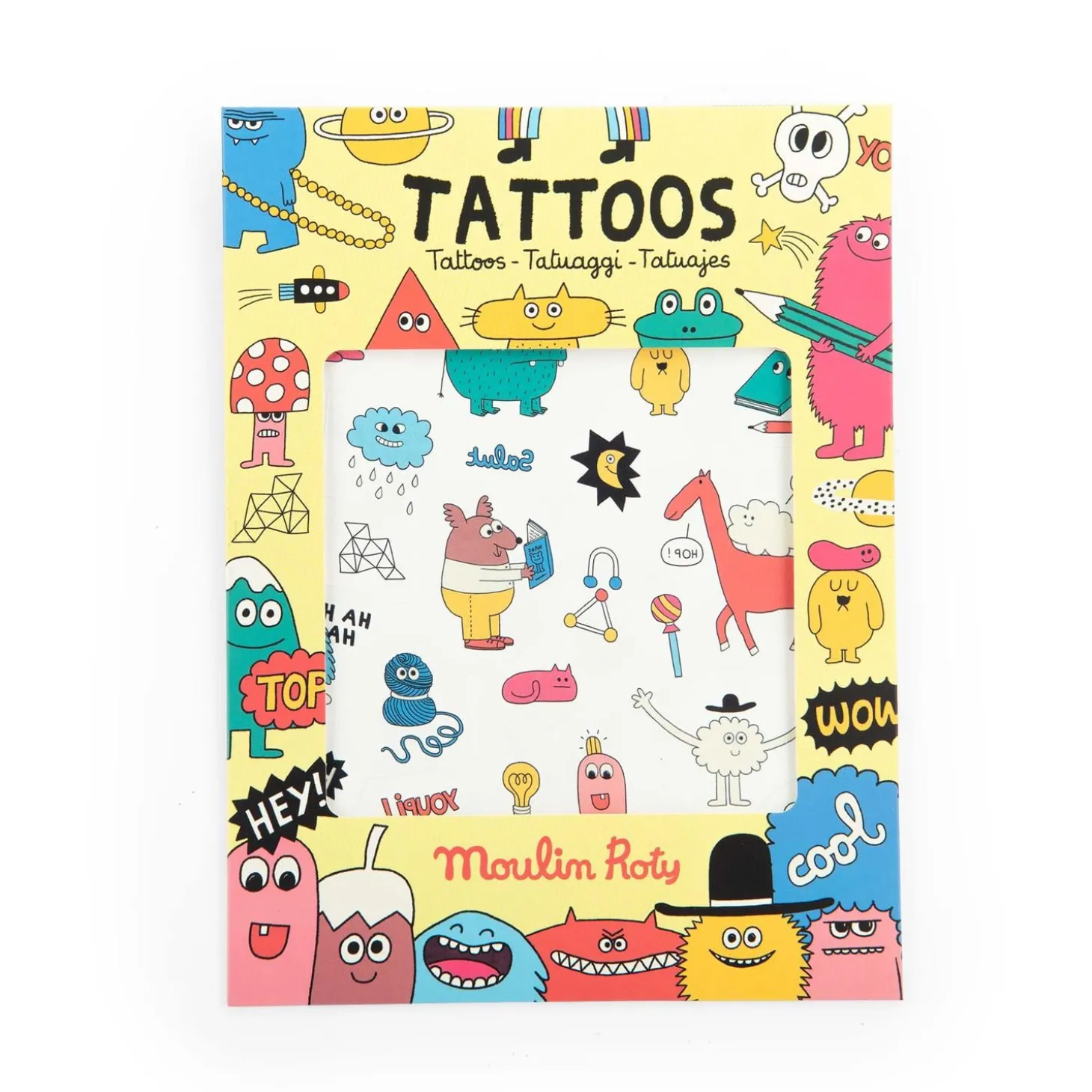 Moulin Roty Tatouages Les Schmouks Multicolore