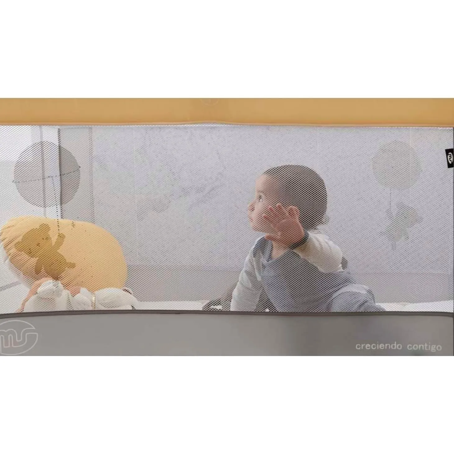 MS Innovaciones Berceau basic Gris Et Beige