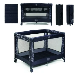 MS Innovaciones Berceau double hauteur Kunni Noir