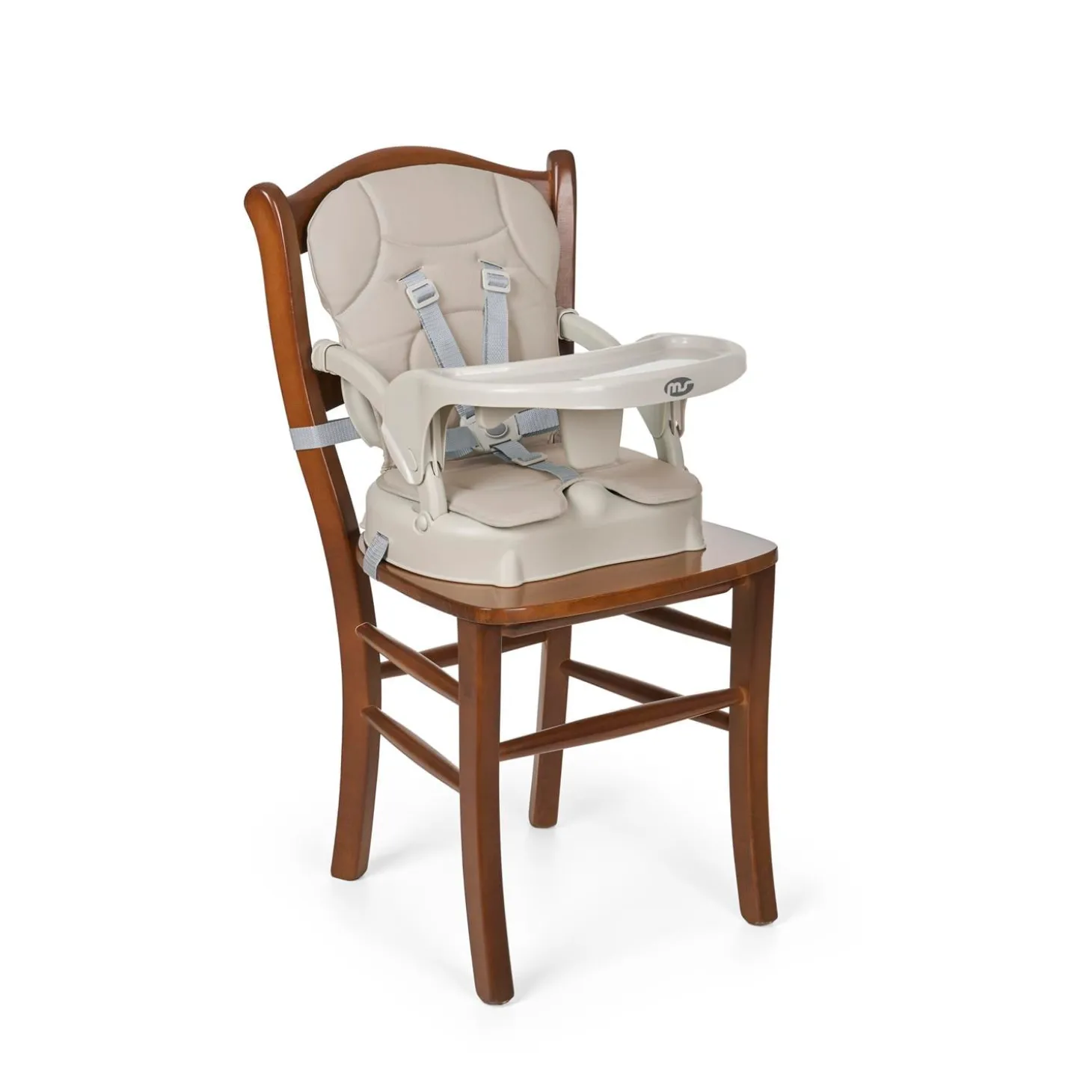 MS Innovaciones Chaise haute Belly Gris