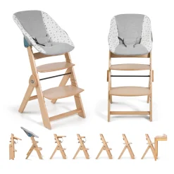 MS Innovaciones                    Chaise haute Full pliant + hamac    Marron