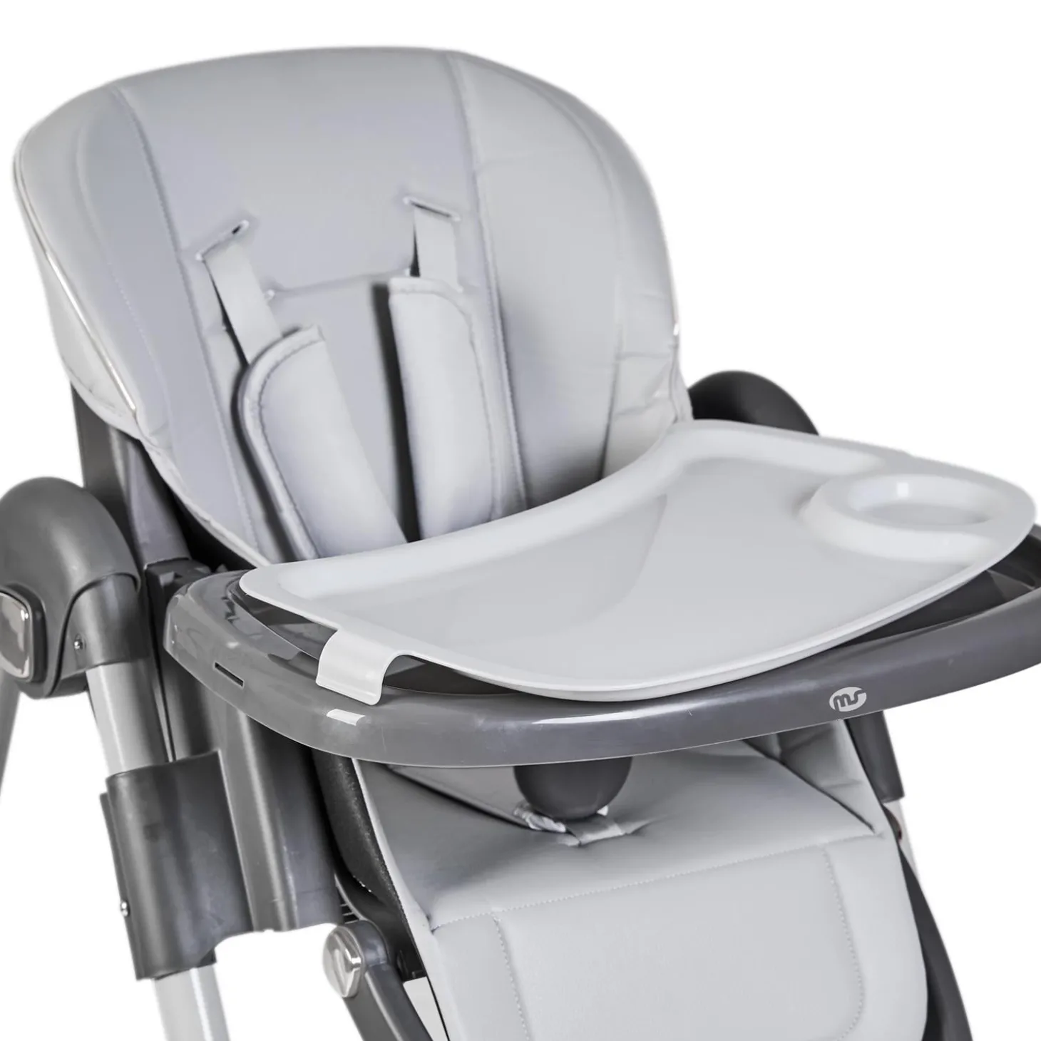 MS Innovaciones Chaise haute Tasty Eco Gris Clair