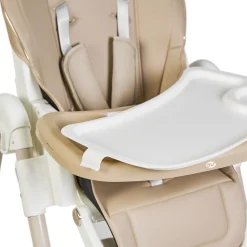 MS Innovaciones                    Chaise haute Tasty Eco    Beige Châssis Clair