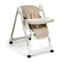 MS Innovaciones                    Chaise haute Tasty Eco    Beige Châssis Clair