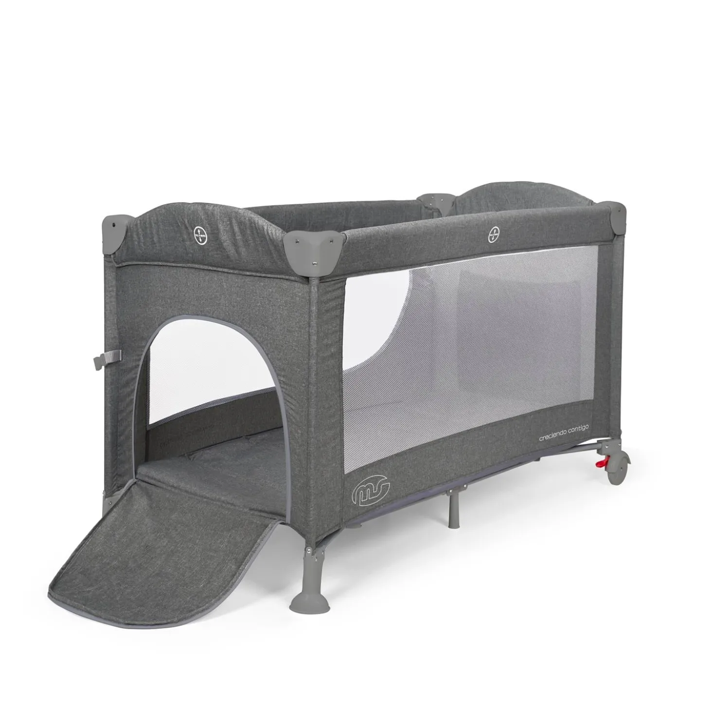 MS Innovaciones Lit de voyage cododo Ennis Gris
