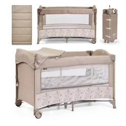 MS Innovaciones Lit de voyage Safari Oxford Cododo Beige