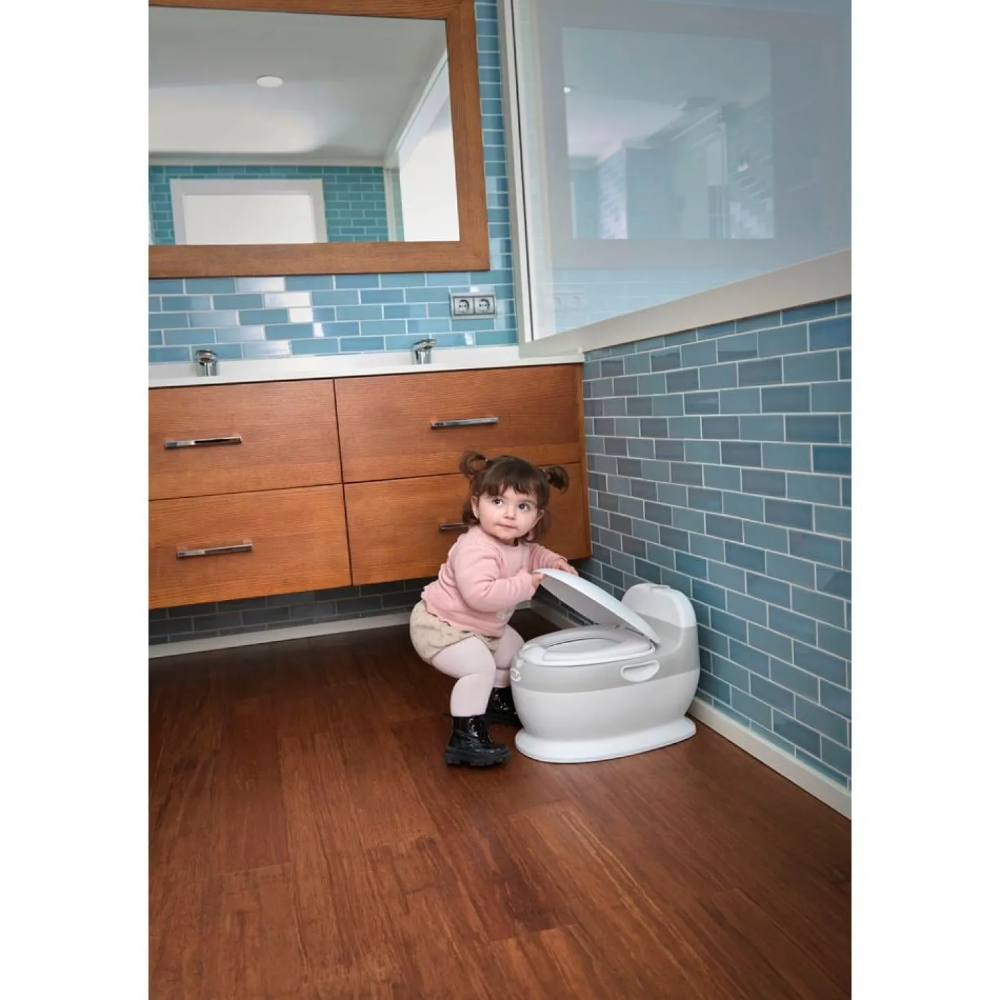 MS Innovaciones Pot Blanc / Gris 18 mois+