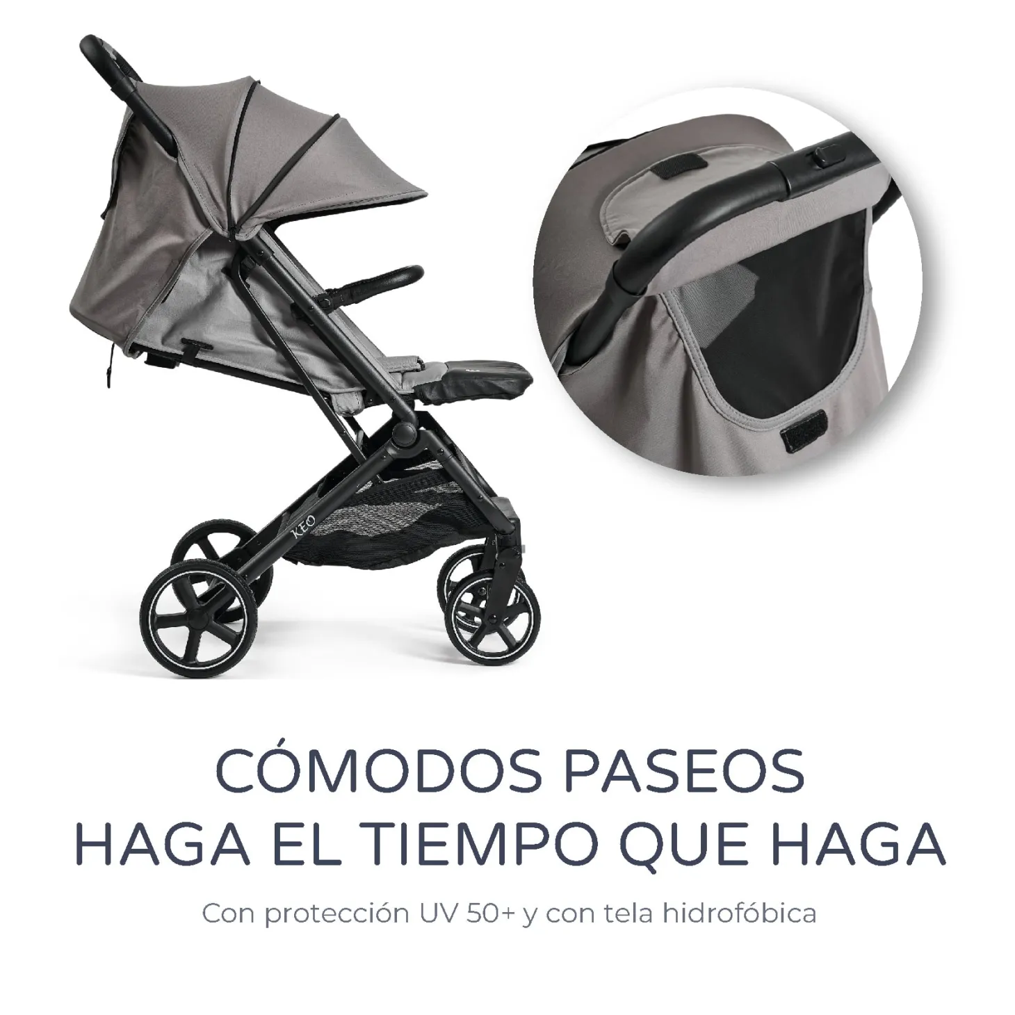 MS Innovaciones Poussette légère Keo Gris
