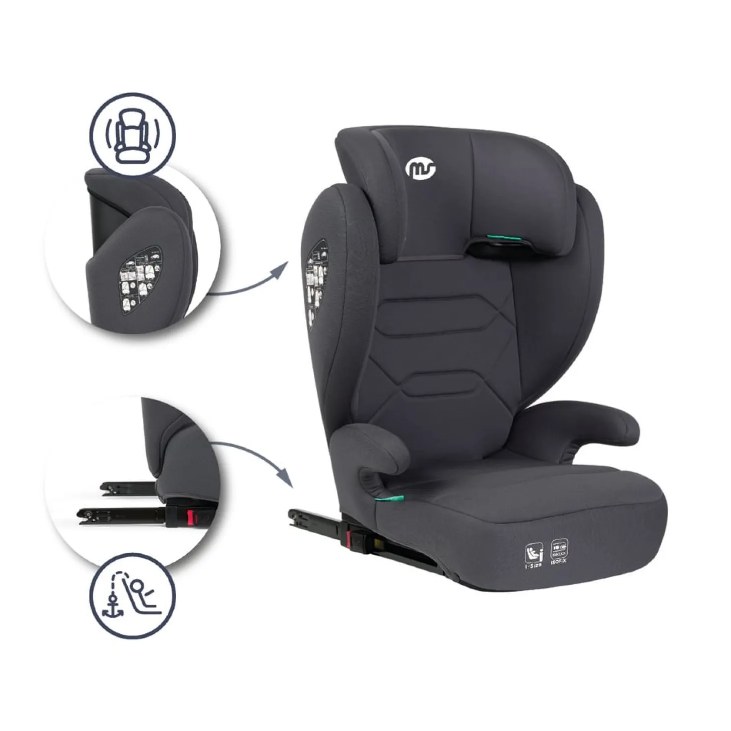 MS Innovaciones Siège auto Alpha Gris