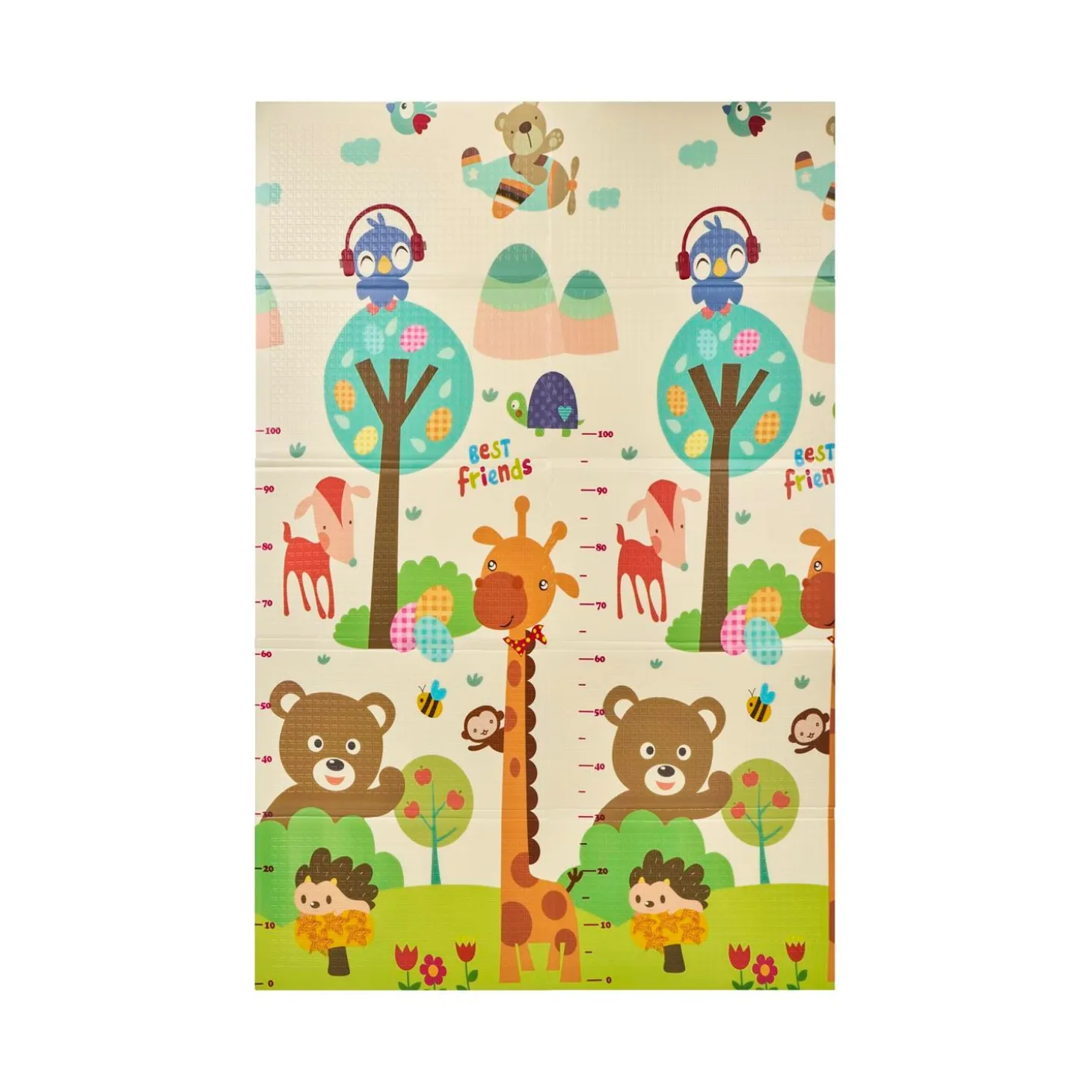 MS Innovaciones Tapis de jeu trendy girafe Elephant/ Ours 120x180 cm