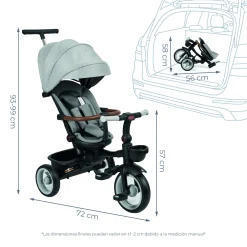MS Innovaciones                    Tricycle Pedalín    Gris
