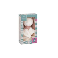 MY HUMMY Doudou Lapin 5en1 mechanisme + Appli bluethoot Ecru-Rose