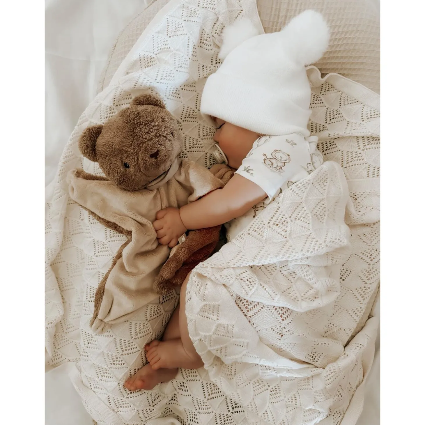MY HUMMY Doudou Ours Duo 5en1 avec bouillote Brown