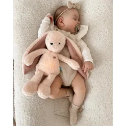 MY HUMMY                    Peluche Lapin Duo 5en1 avec bouillote    Rose