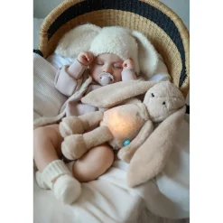 MY HUMMY                    Peluche Lapin Mecanisme + Bouillote + Appli Bluethoot    Beige