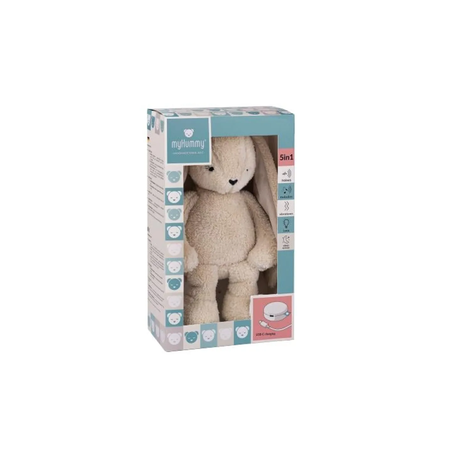 MY HUMMY Peluche Lapin mechanism 5en1 Beige