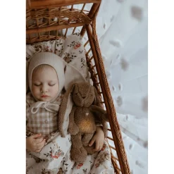 MY HUMMY Peluche Lapin mechanisme + bouillote + appli Bluethoot Brown