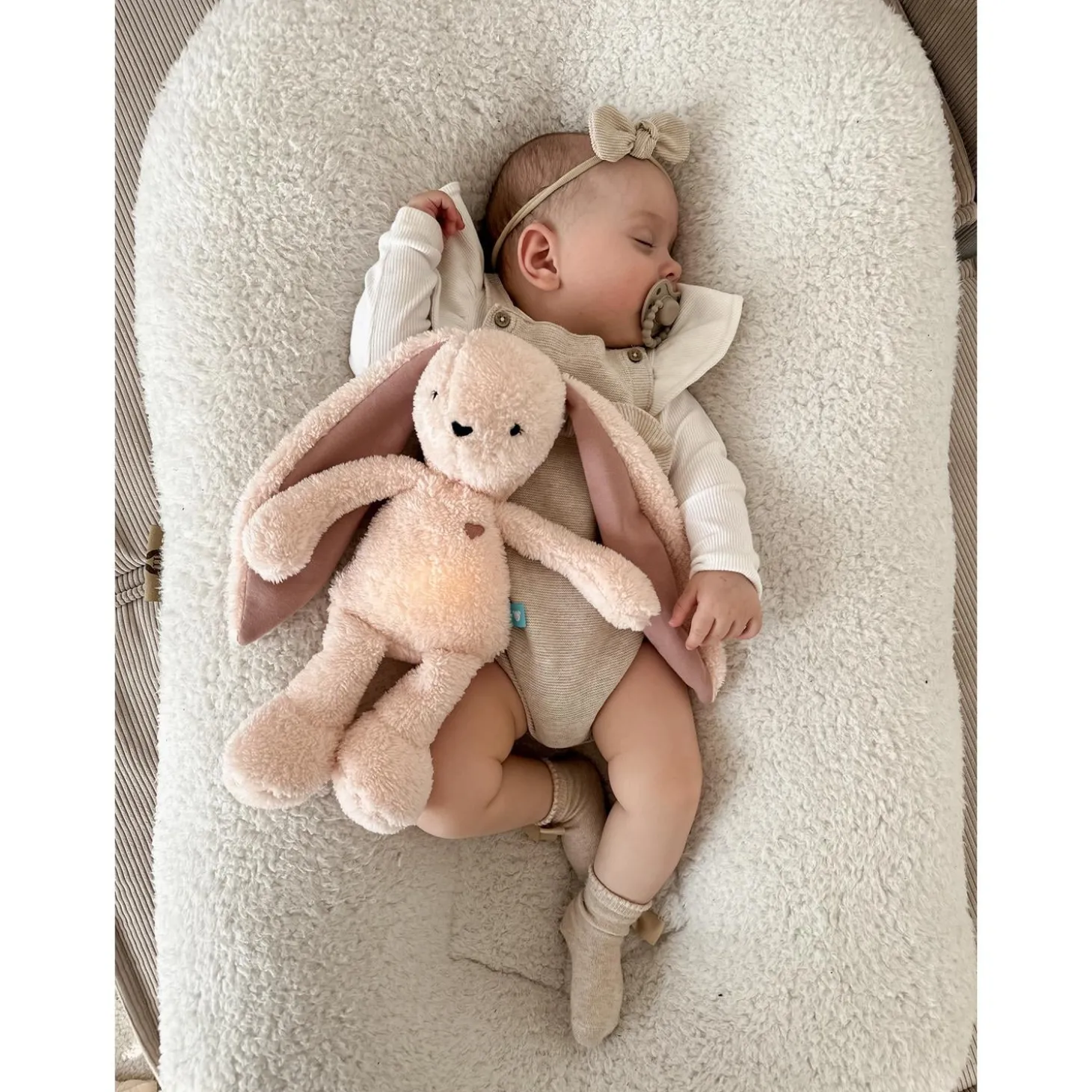 MY HUMMY Peluche Lapin mechanism 5en1 Rose