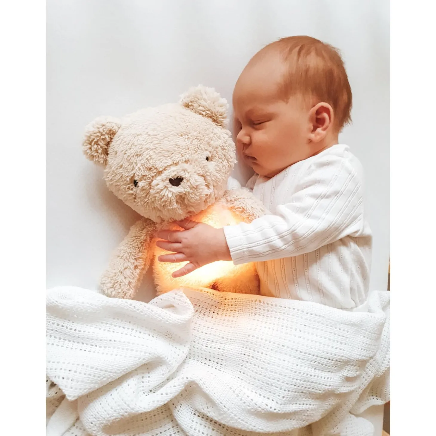 MY HUMMY Peluche musciale Ours mechanism 5en1 Beige