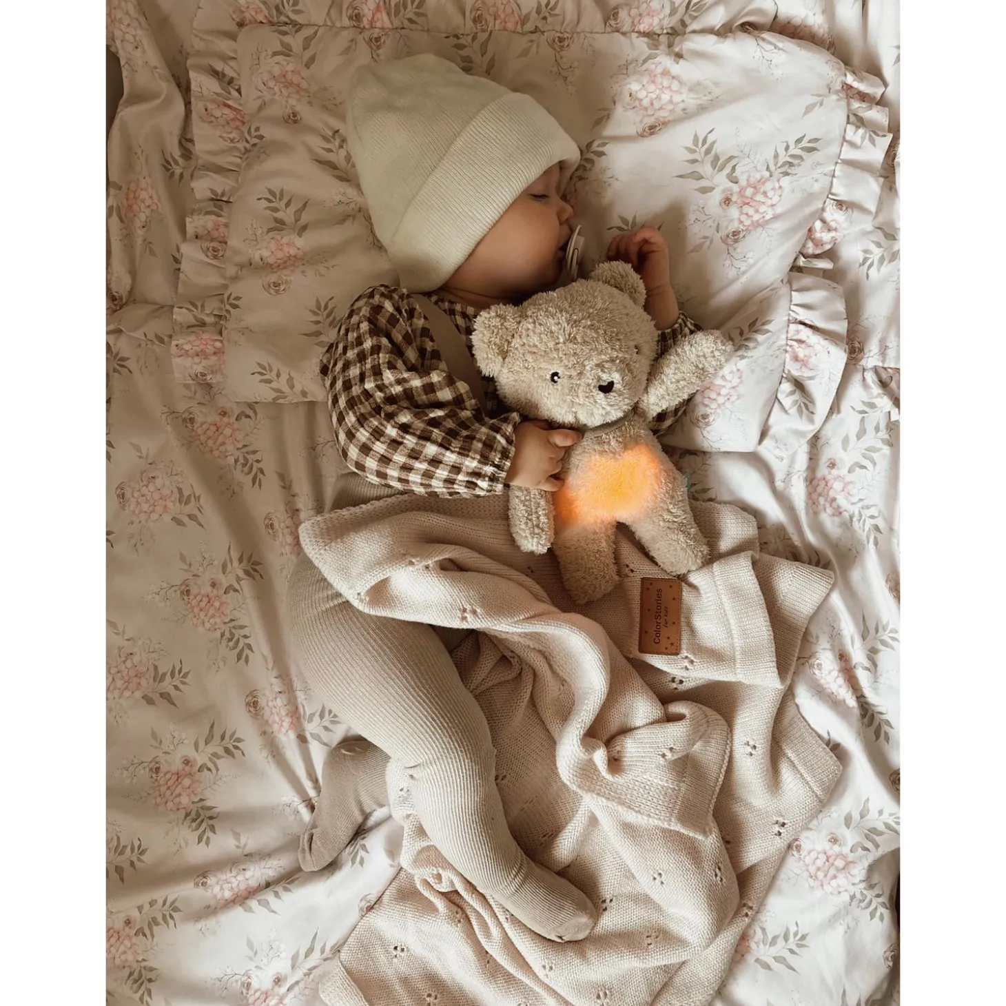 MY HUMMY Peluche Ours Duo 5en1 avec bouillote Beige