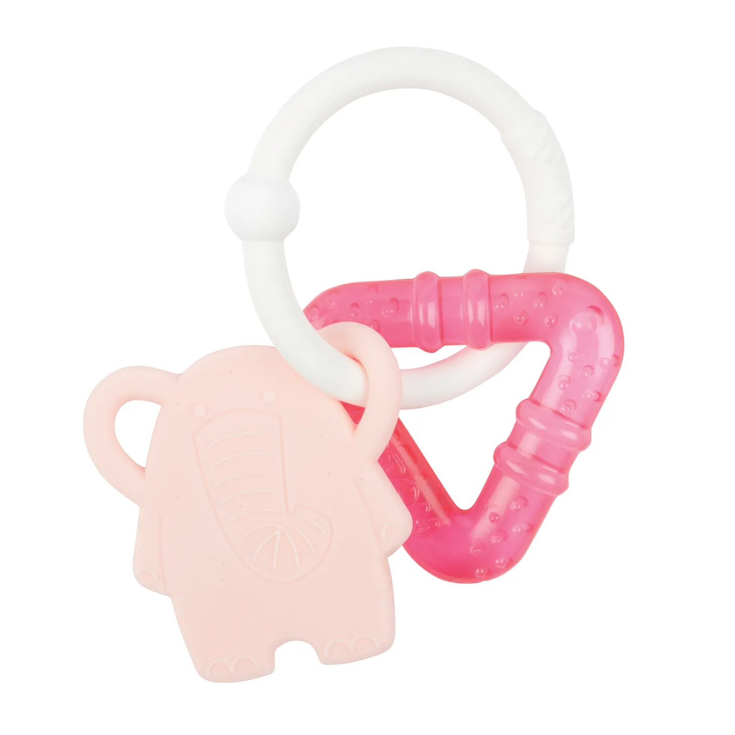 Nattou Anneau de dentition réfrigérant Rose