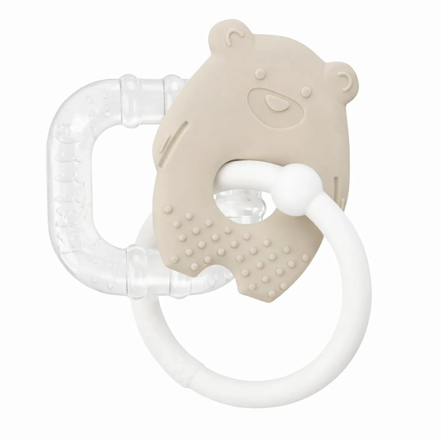Nattou Anneau dentition réfrigérant Silicone Argile