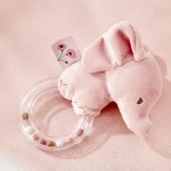 Nattou                    Anneau Hochet L'eléphant Fanfan    Rose