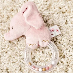Nattou Anneau Hochet L'eléphant Fanfan Rose